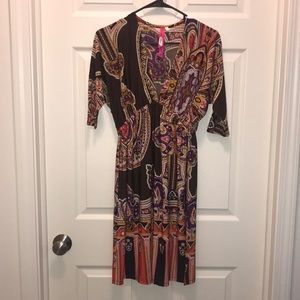 👗 Dress size M multi color Good Condition